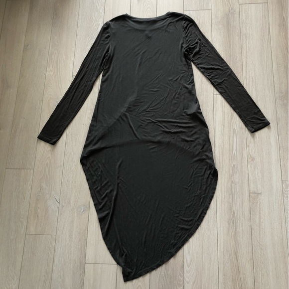 BCBG MaxAzriaDark Green Rayon High-Low Top - Picture 3 of 11